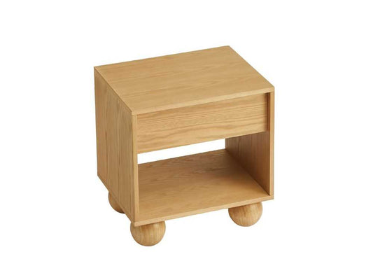 Ballico Bedside Table - Light Oak