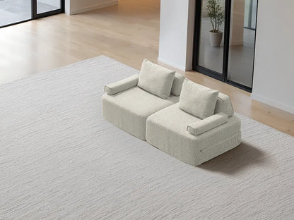 Cushie Modular 2-Seater King (2.03m) - Cream