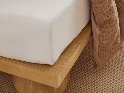 Ballico Timber Bed Base - Light Oak