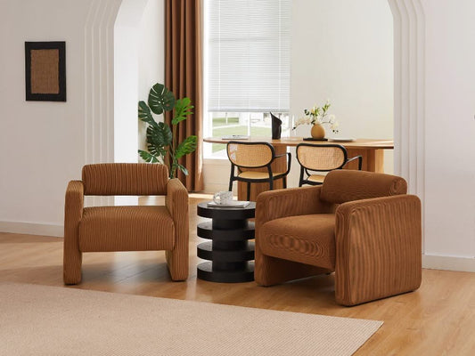 Lorraine Armchair - Brown