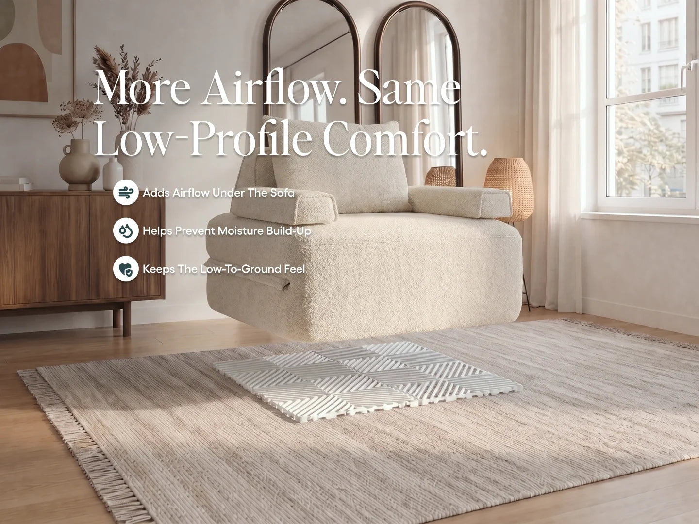 Cushie Modular Sofa Bed Airflow Pad