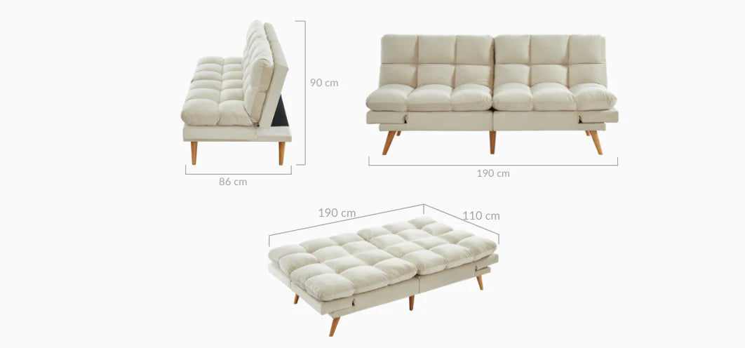 Buffy 3 seater sofa bed deals