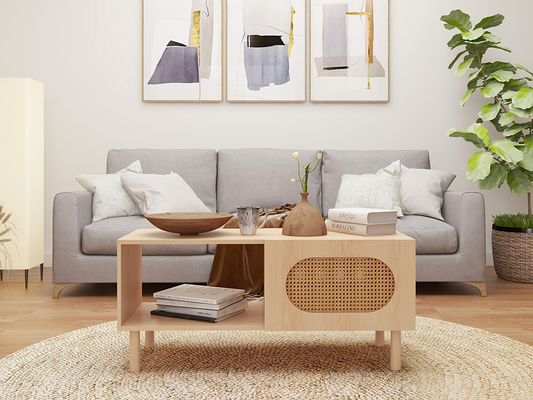 Rattan coffee table kmart sale