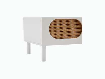 Kona White Rattan Coffee Table